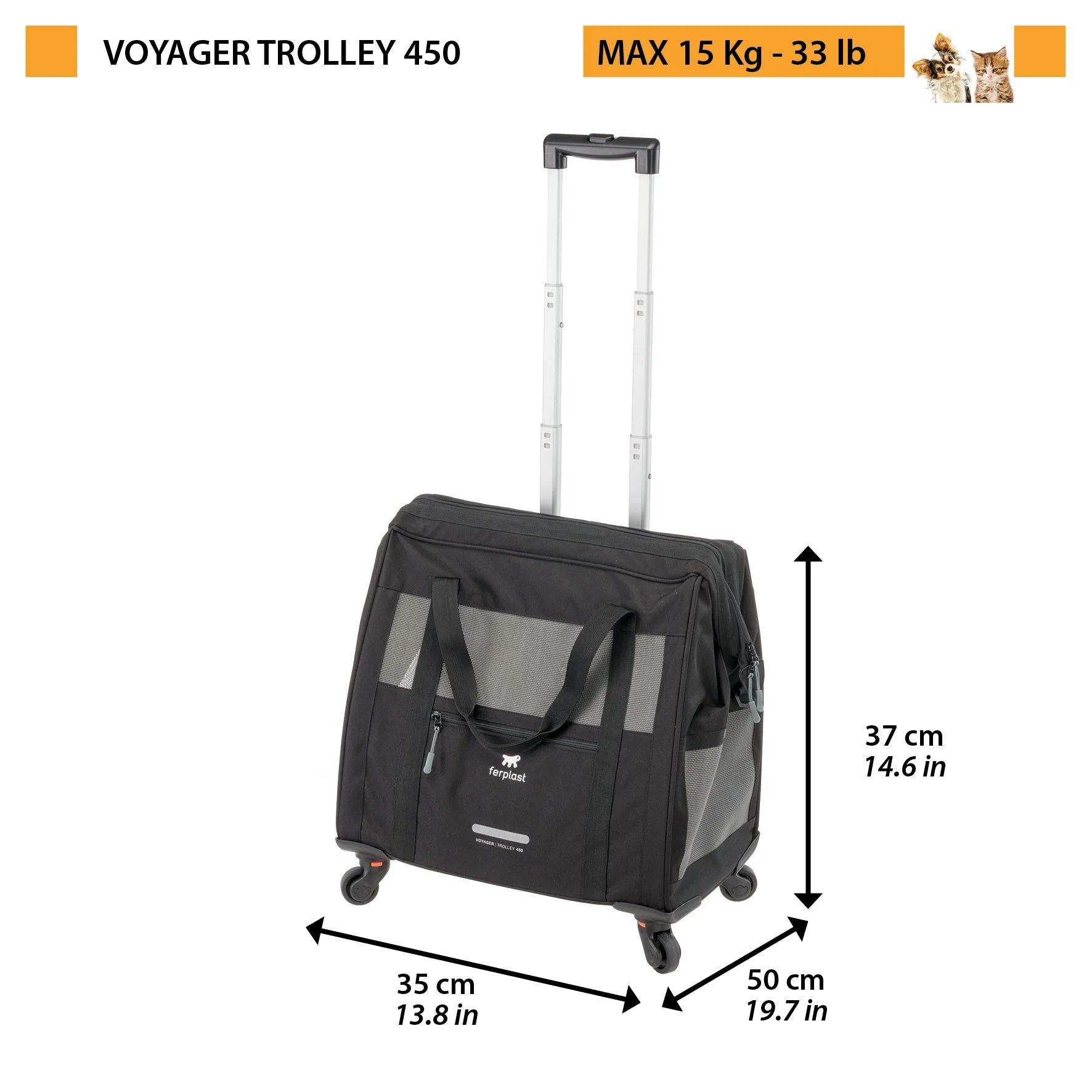 Ferplast Voyager Trolley kantolaukku / kevythäkki — 2