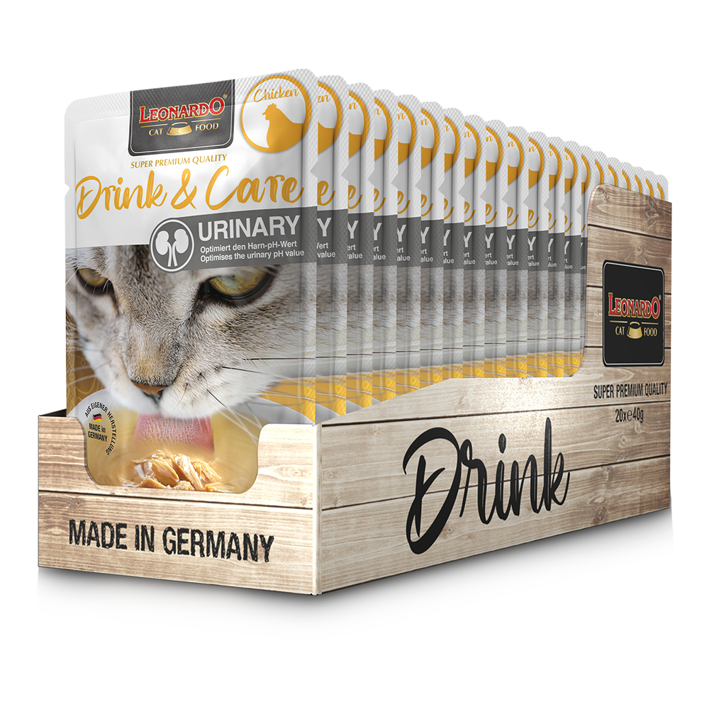 Leonardo Drink & Care Urinary 40g, 20kpl/laatikko